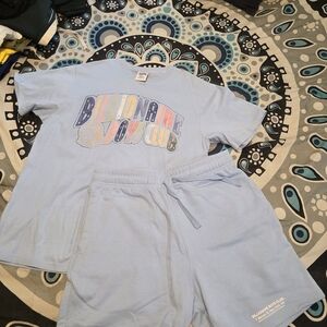 Billionaire Boys Club Light Blue Athletic Shorts Set